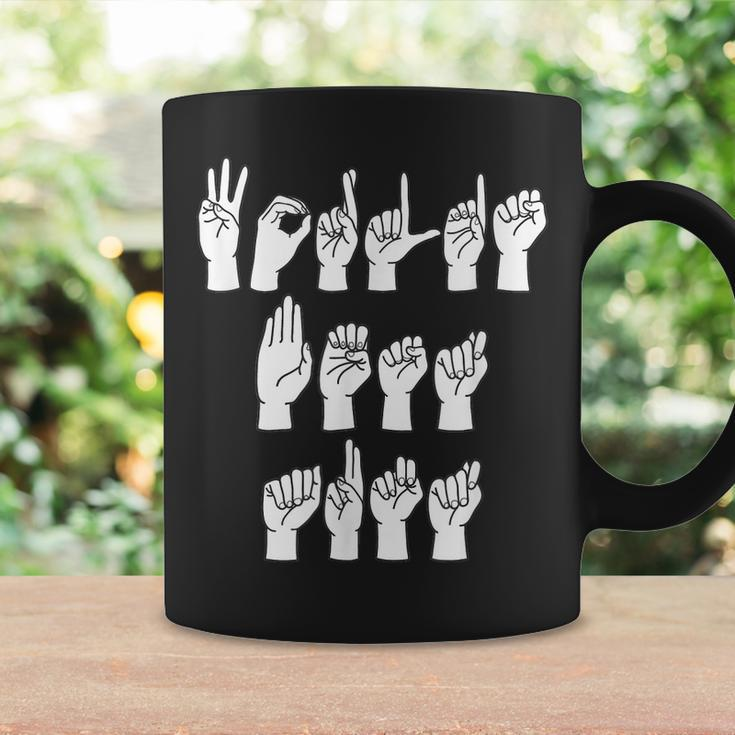 Worlds Best Aunt Zeichensprache Fingerzauber Asl Für Frauen Tassen Geschenkideen
