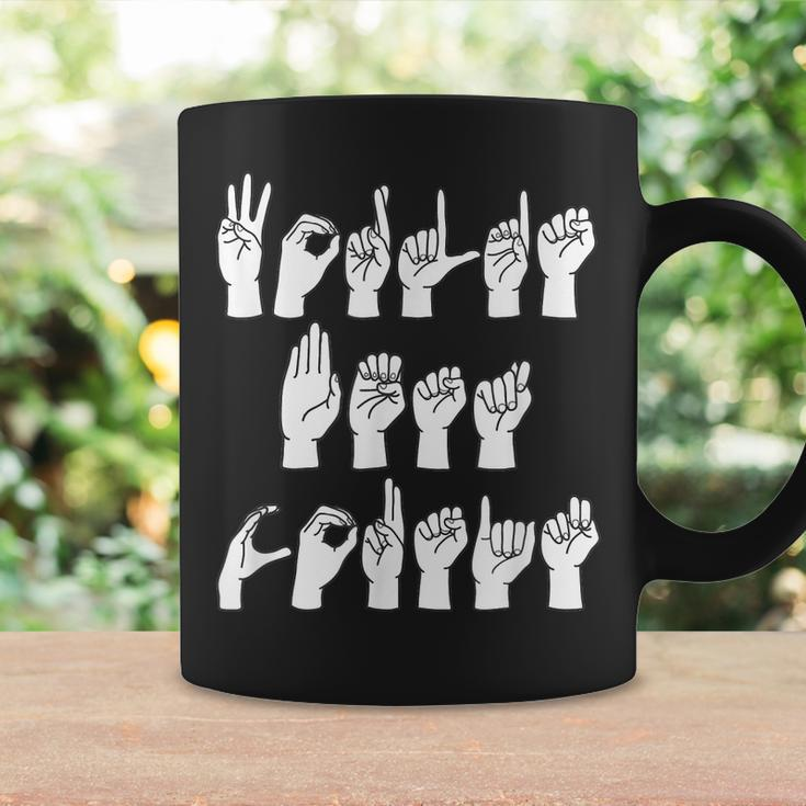Worlds Best Cosin Zeichensprache Fingerzauber Asl Für Kinder Tassen Geschenkideen