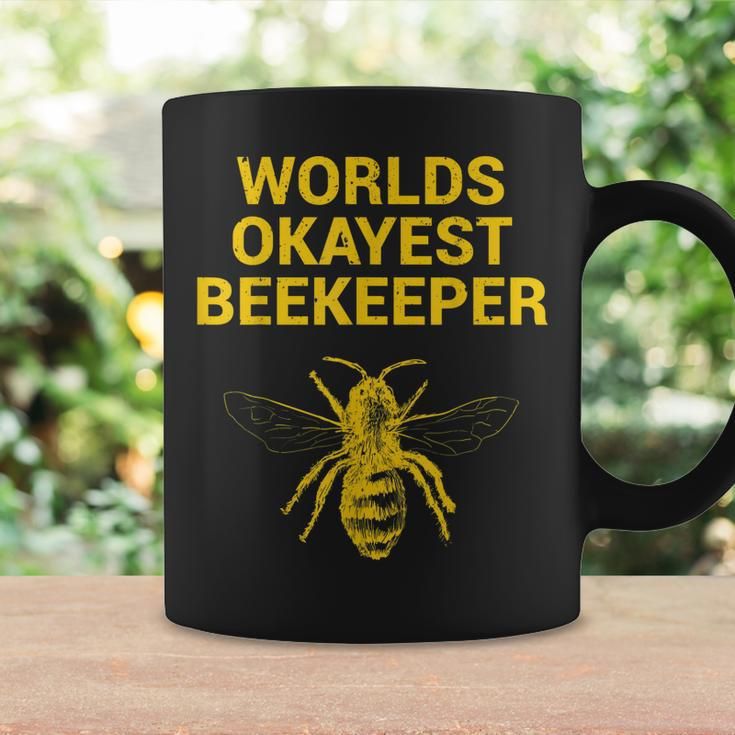 Worlds Okayest Beekeeper Beekeeping Dad Gift Coffee Mug Gifts ideas