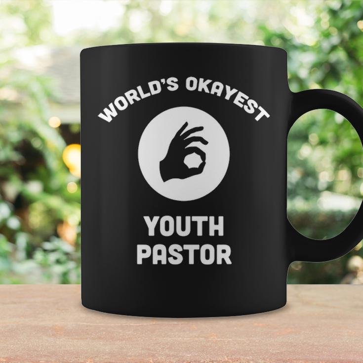 Worlds Okayest Youth Pastor Oksign Best Funny Gift Church Coffee Mug Gifts ideas