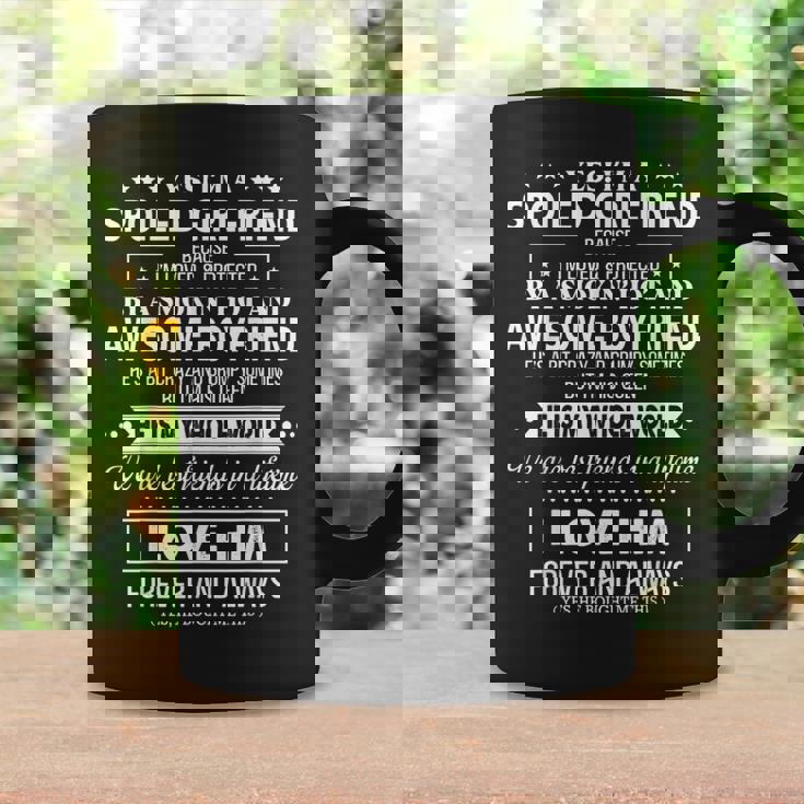 Yes Im A Spoiled Girlfriend Because Im Loved Protected Coffee Mug Gifts ideas