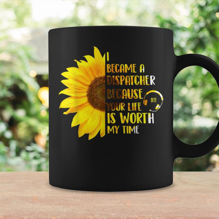 Your Life Is Worth My Time - 911 Dispatcher Emergency Coffee Mug Gifts ideas