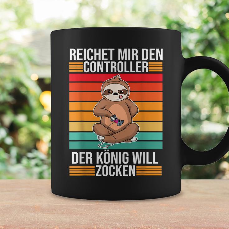 Zocken Reichet Mir Den Controller König Konsole Gamer V3 Tassen Geschenkideen