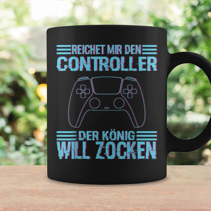 Zocken Reichet Mir Den Controller König Ps5 Konsole Gamer V3 Tassen Geschenkideen