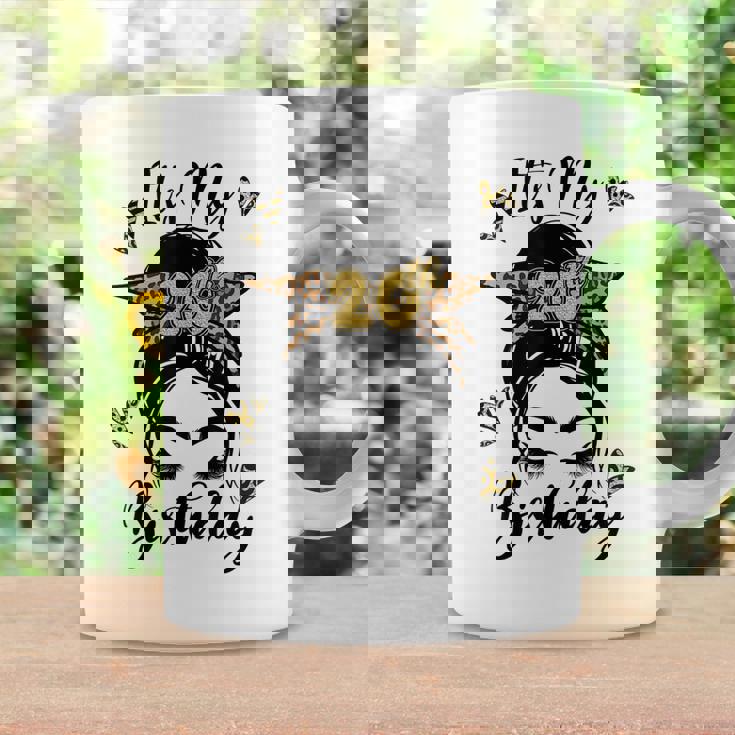 20Th Birthday Decorations Girl Messy Bun 20 Years Old Bday Coffee Mug Gifts ideas