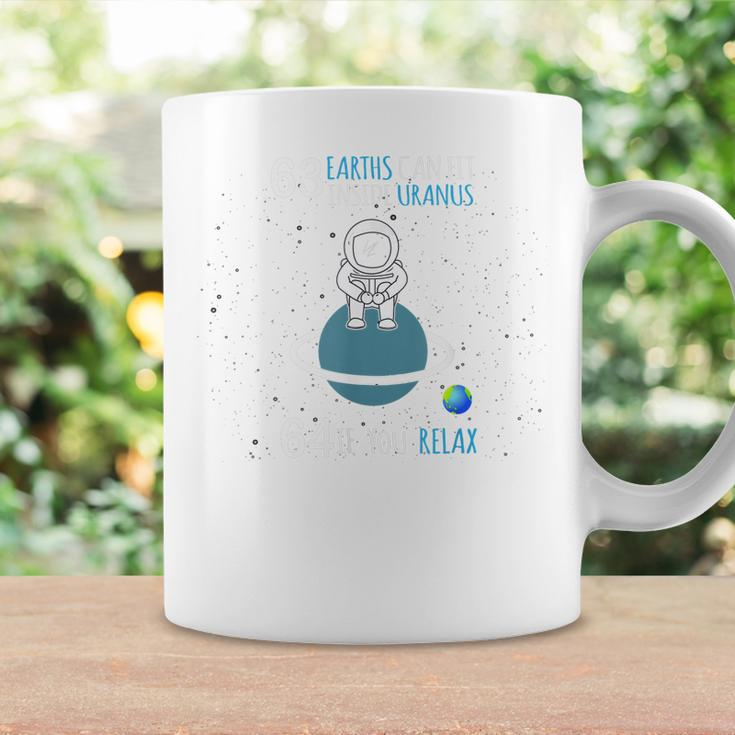 63 Earths Can Fit Inside Uranus | Funny Planet Gift Coffee Mug Gifts ideas