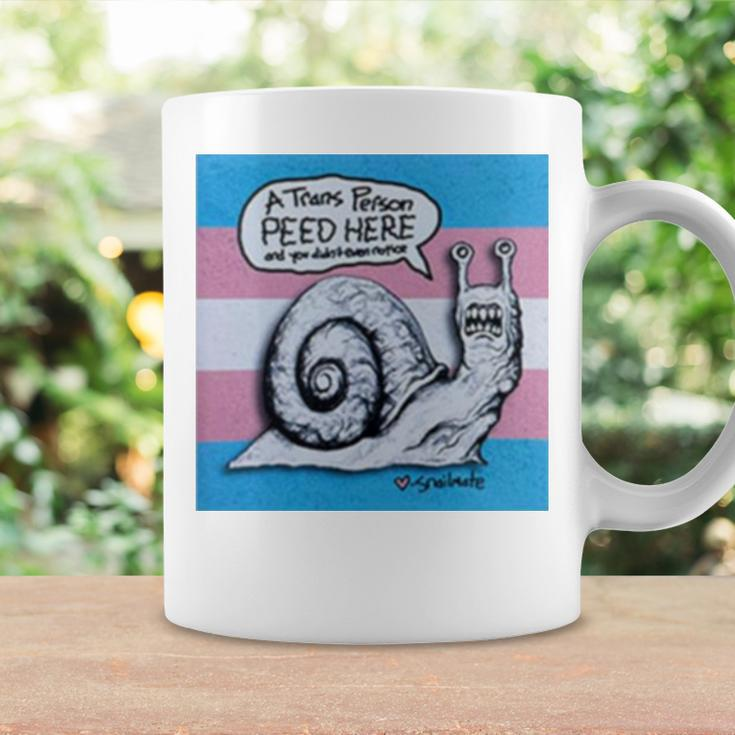 A Trans Person Peed Here Coffee Mug Gifts ideas