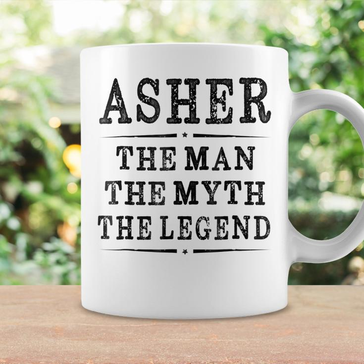 Asher The Man The Myth The Legend First Name MensCoffee Mug Gifts ideas