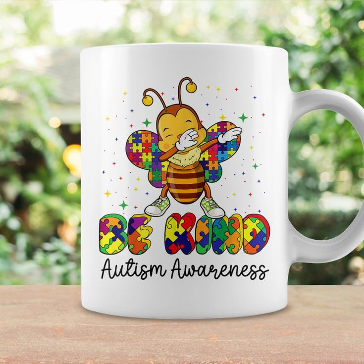 Be Kind Autism Awareness Puzzle Bee Dabbing Support Kids Coffee Mug Gifts ideas