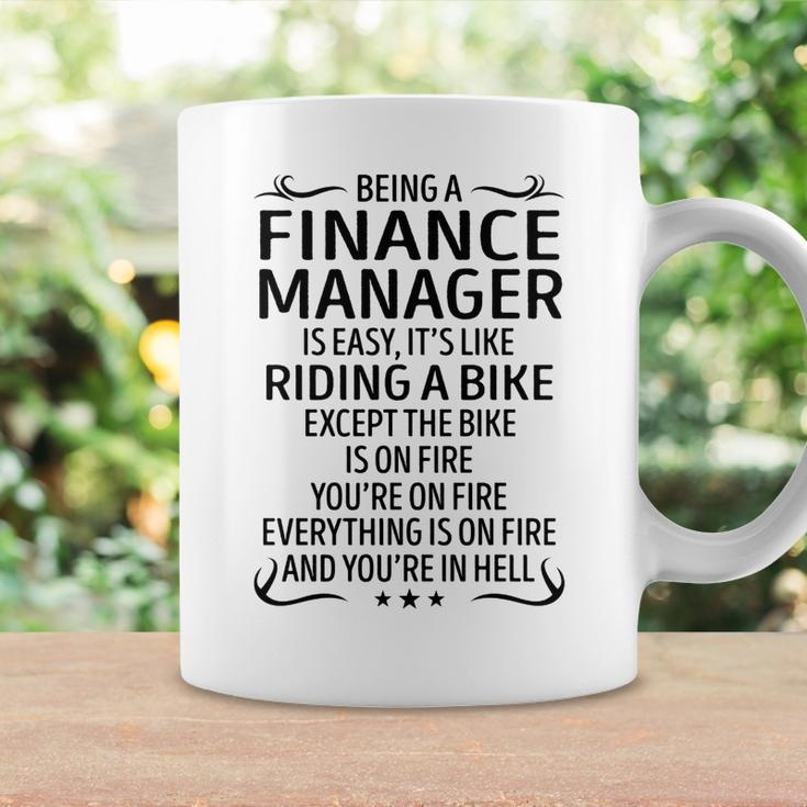 Being A Finance Manager Like Riding A Bike Coffee Mug Gifts ideas