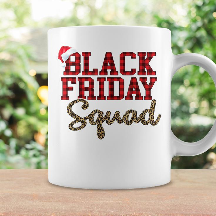 Black Friday Squad Buffalo Plaid Leopard Printed Gift Coffee Mug Gifts ideas