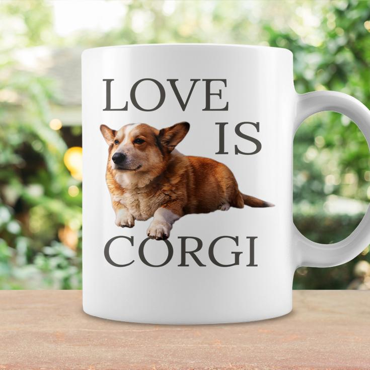 Corgi Men Women Kids Love Is Dog Mom Dad Gift Pet Coffee Mug Gifts ideas