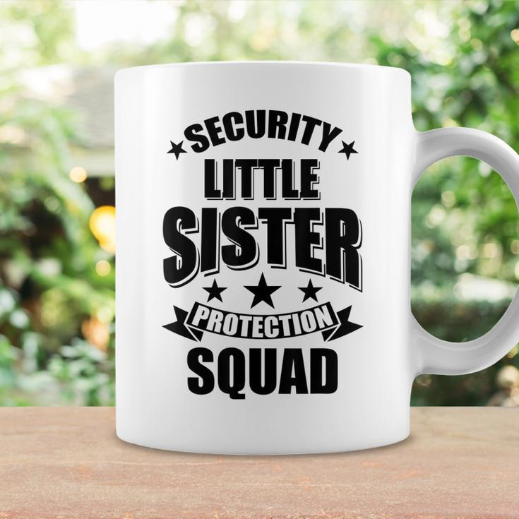 Cute Security Little Sister Protection Squad Gift Coffee Mug Gifts ideas