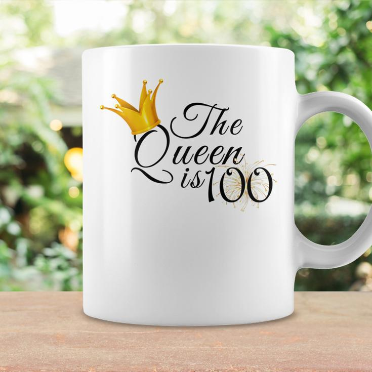 Damen 100. Geburtstag Tassen - The Queen Is 100 Design für Oma & Mama Geschenkideen