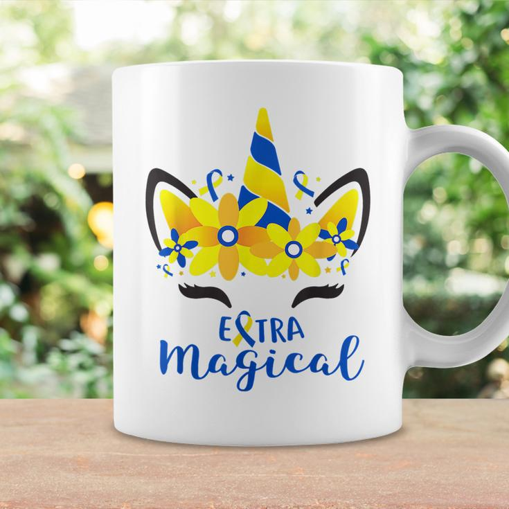 Down Syndrome Awareness Unicorn Girl Mom Extra Magical Coffee Mug Gifts ideas