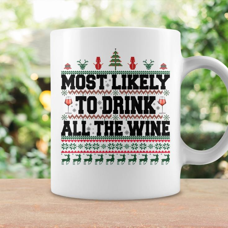 Familien-Weihnachts-Tassen: Wer trinkt den Wein? Lustiges Design Geschenkideen