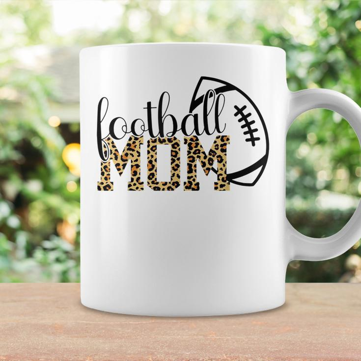 Football Mom Leopard Football Mama Game Day Football Womens Coffee Mug Gifts ideas