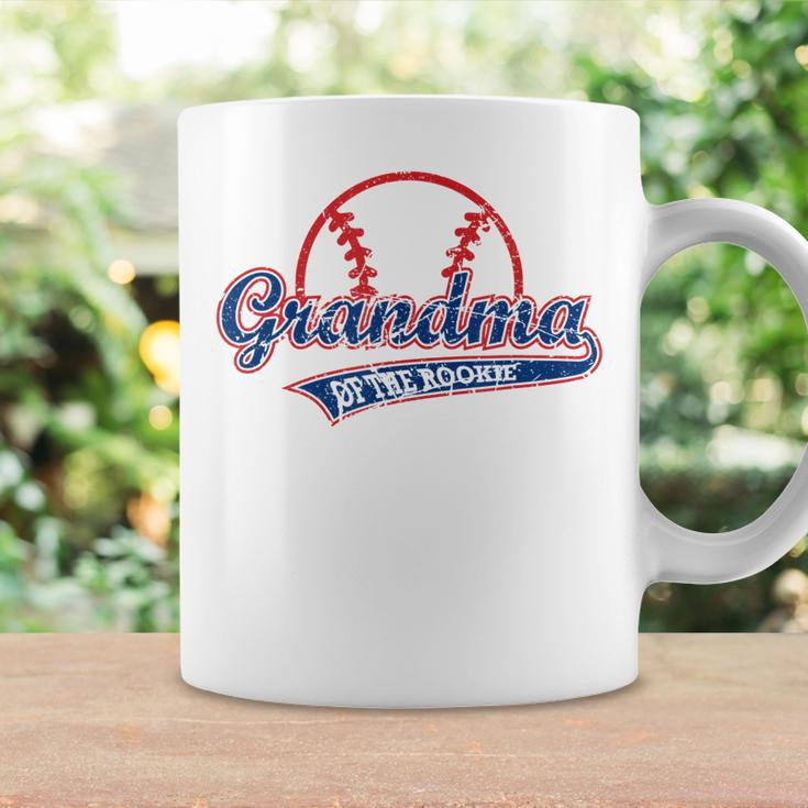 Funny Vintage Baseball Grandma Of The Rookie Coffee Mug Gifts ideas