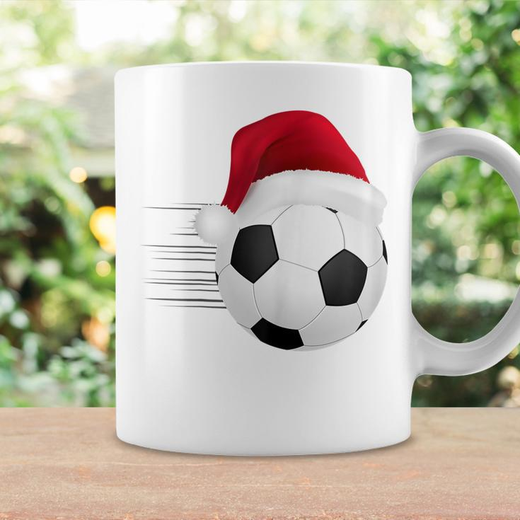 Fußball-Fußball-Weihnachtsball Weihnachtsmann-Lustige Tassen Geschenkideen