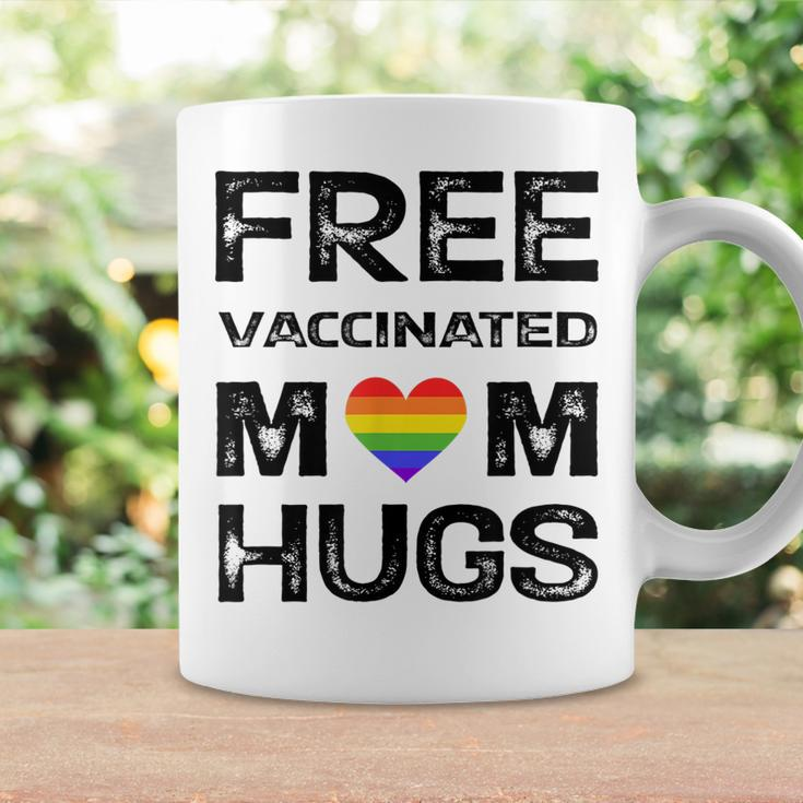 Gay Pride Lesbian Free Vaccinated Mom Hugs Lgbt Coffee Mug Gifts ideas