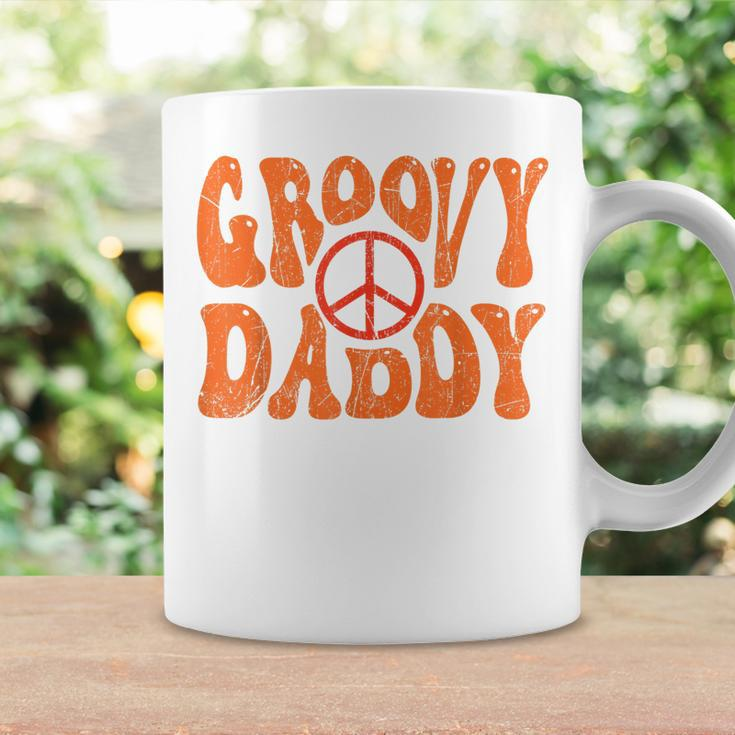 Groovy Daddy 70S Aesthetic Nostalgia 1970S Retro Dad Coffee Mug Gifts ideas