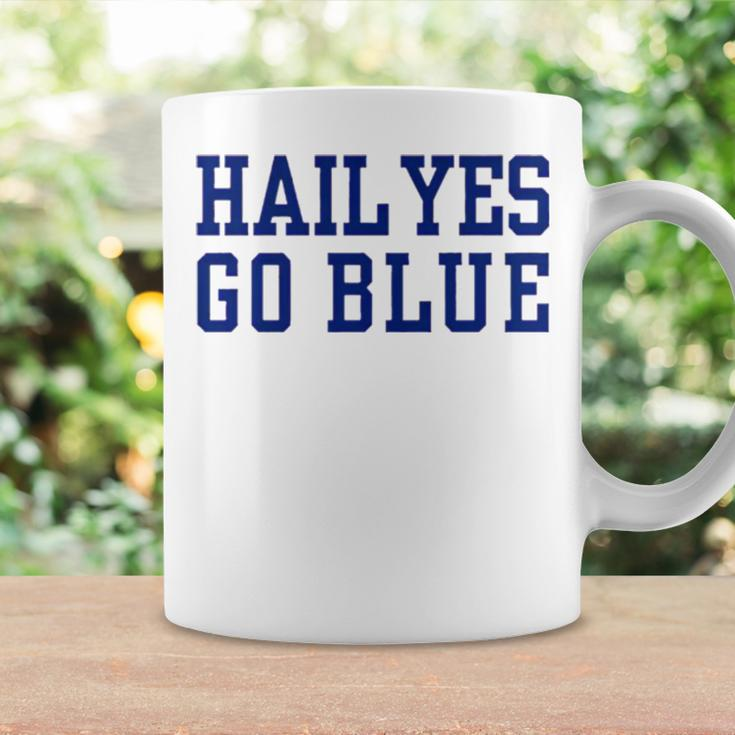 Hail Yes Go Blue Coffee Mug Gifts ideas