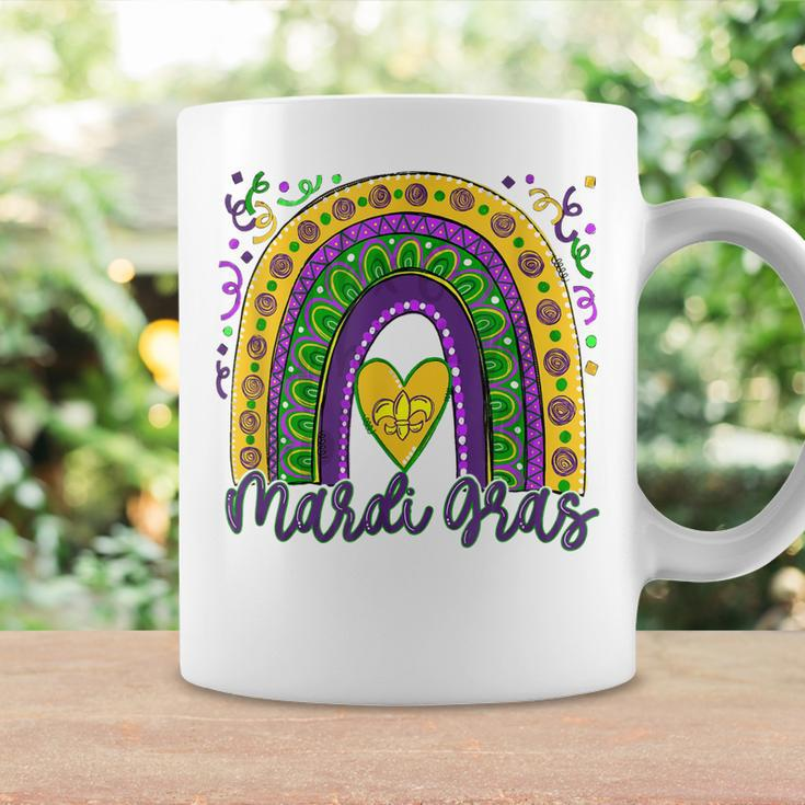 Happy Mardi Gras Leopard Boho Rainbow Women Girls Kids V2 Coffee Mug Gifts ideas