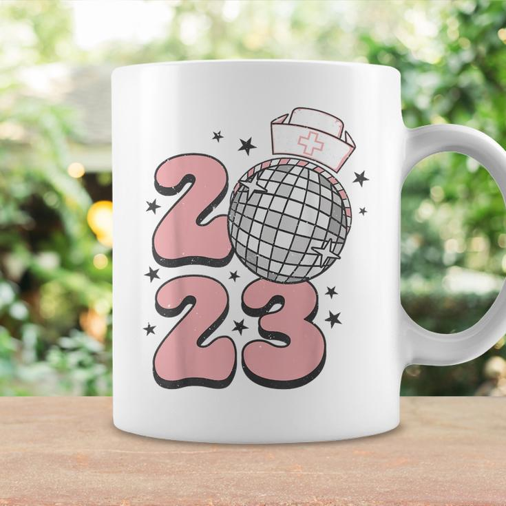 Happy New Year Nurse Crew Groovy Disco New Years Eve 2023 Coffee Mug Gifts ideas