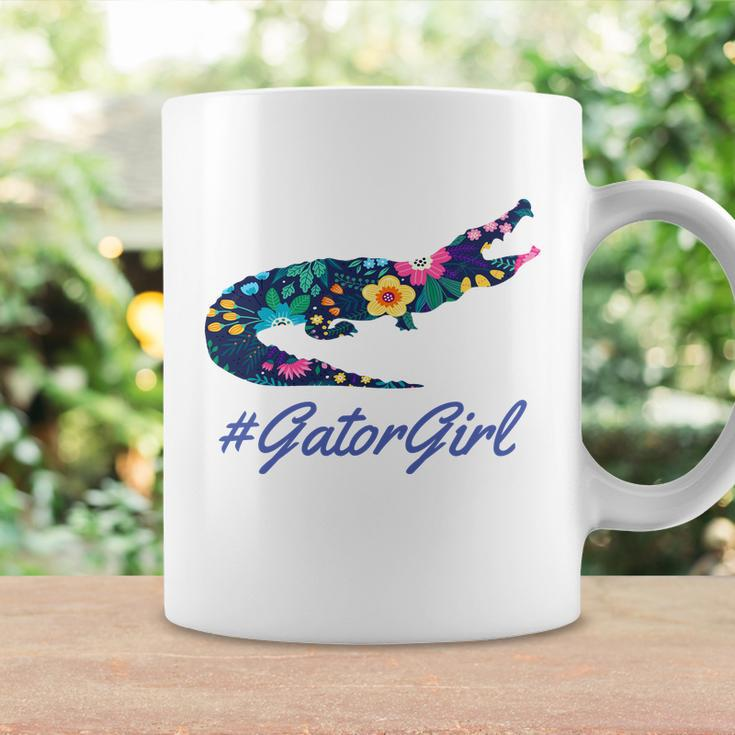 Hashtag Gator Girl Floral Coffee Mug Gifts ideas