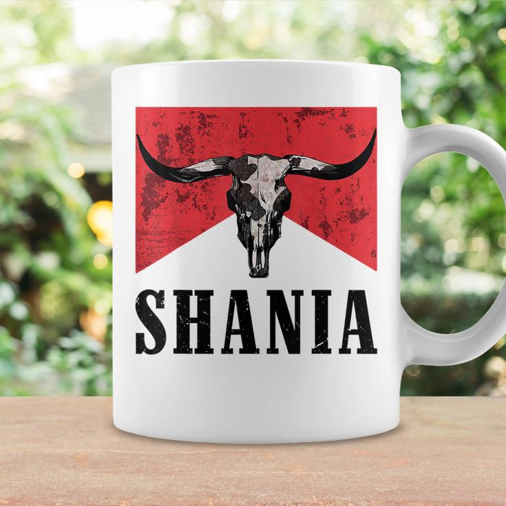 Howdy Shania Bull Skull Western Country Shania Cowgirl Coffee Mug Gifts ideas