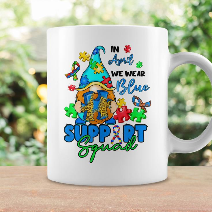 I April We Wear Blues Gnomes Autism Awareness Coffee Mug Gifts ideas
