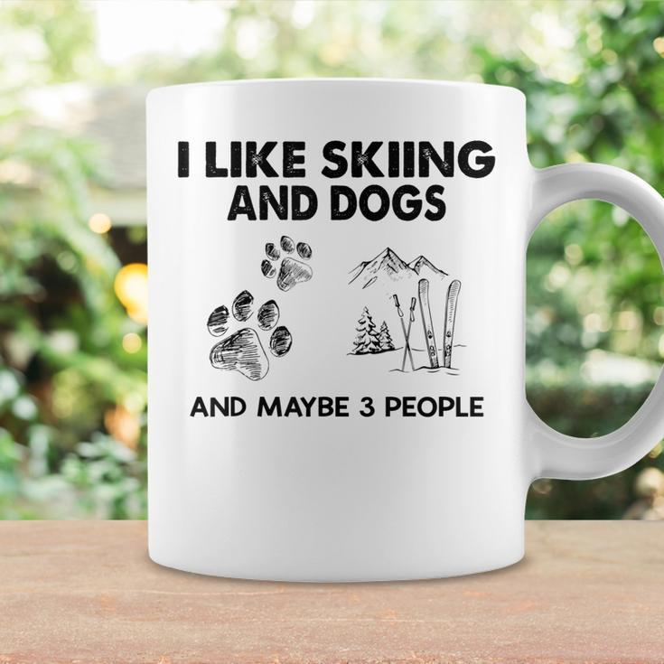 I Like Skiing And Dogs And Maybe 3 People Coffee Mug Gifts ideas