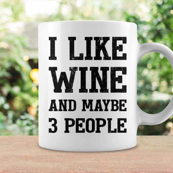 I Like Wine And Maybe 3 People Sommelier Wine Lover Coffee Mug Gifts ideas