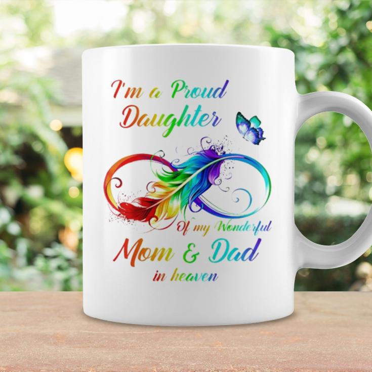 I’M A Proud Daughter Of My Wonderful Mom And Dad In Heaven Coffee Mug Gifts ideas