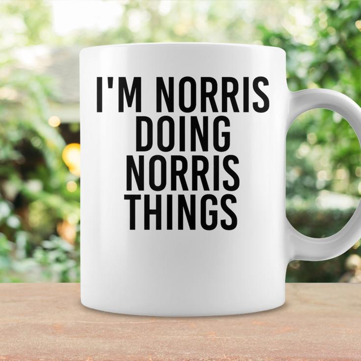 Im Norris Doing Norris Things Name Funny Birthday Gift Idea Coffee Mug Gifts ideas