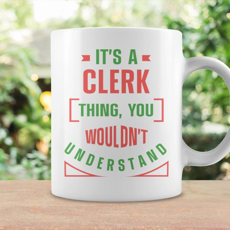 Its A Clerk Thing You Wouldnt Understand Banker Finance Coffee Mug Gifts ideas