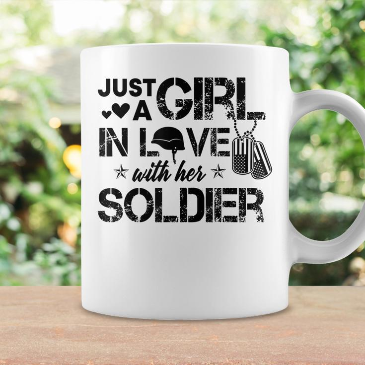 Just A Girl In Love With Her Soldier Army Girlfriend Wife Coffee Mug Gifts ideas