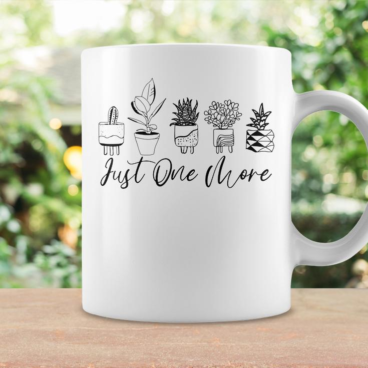 Just One More Plant Botanical Inspirational Cute Wildflower Coffee Mug Gifts ideas