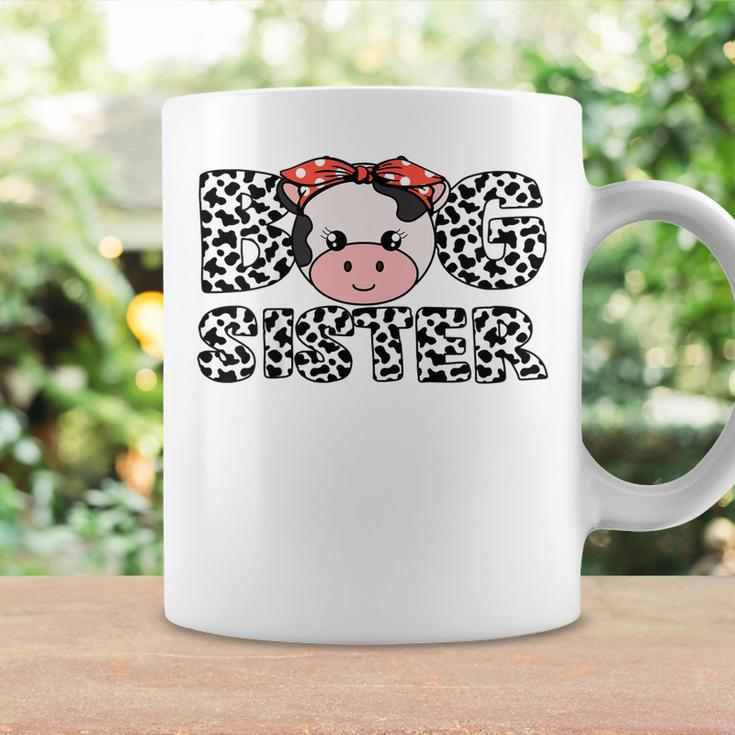 Kids Big Sister Cow Farming Birthday Funny Family Matching Gift Coffee Mug Gifts ideas
