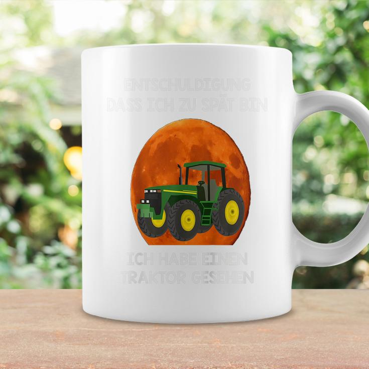 Kinder-Tassen Entschuldigung, Zu Spät Wegen Traktor, Lustiges Traktor-Motiv Tee Geschenkideen