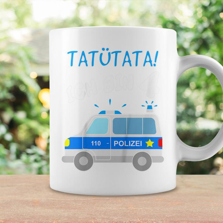 Kinder Tatütata Polizeiauto 4 Geburtstag Polizist Tassen Geschenkideen