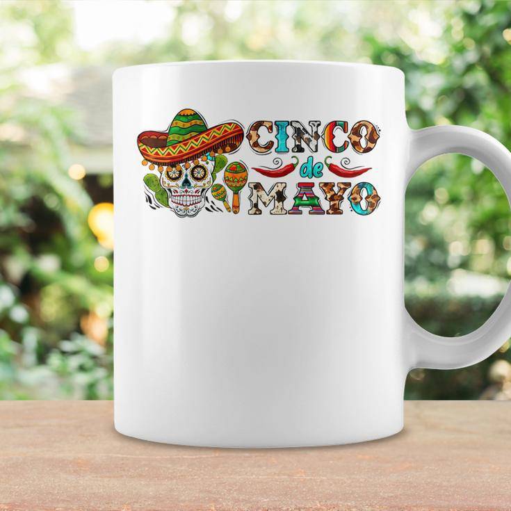 Lets Fiesta Sugar Skull Cinco De Mayo Skull Mexican Party Coffee Mug Gifts ideas