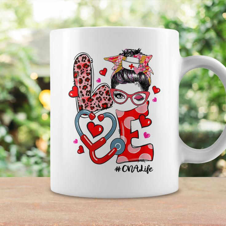 Love Cna Life Nurse Funny Valentines Day Women Coffee Mug Gifts ideas