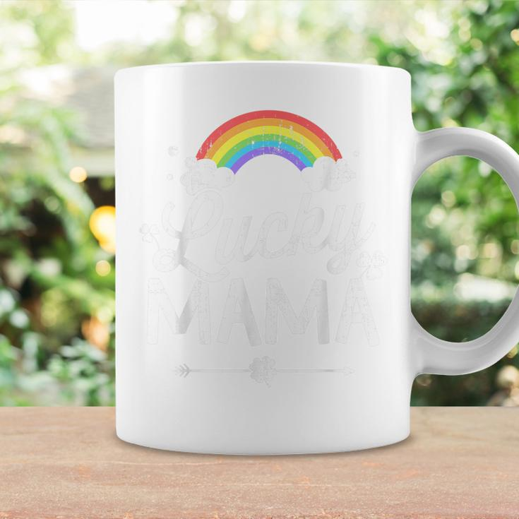 Lucky Mama With Rainbow For St Patricks Day Family Mom Coffee Mug Gifts ideas