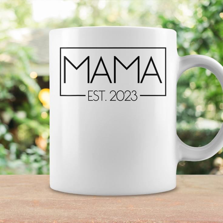 Mama Est 2023 Werdende Mutter Schwangere Geschenk Neue Mama Tassen Geschenkideen