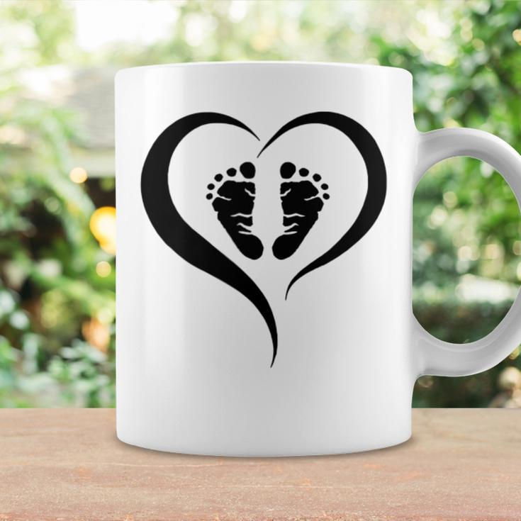 Matching Baby Feet Heart Gift Cute New Mom And Dad Coffee Mug Gifts ideas