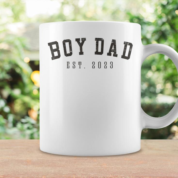 Mens Boy Dad Est 2023 Dad To Be Gifts Fathers Day New Baby Boy Coffee Mug Gifts ideas