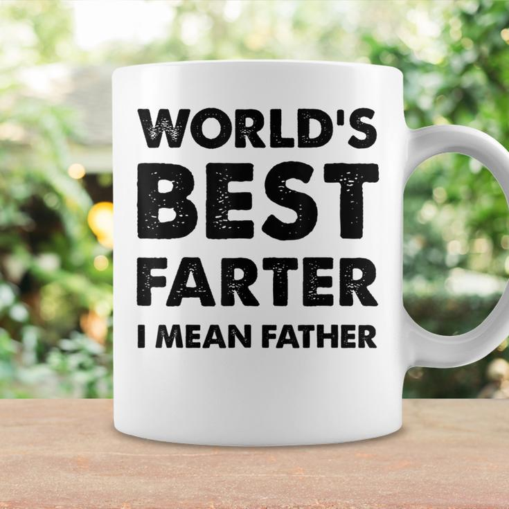 Mens Fathers Day Vintage Dad Worlds Best Farter I Mean Father Coffee Mug Gifts ideas