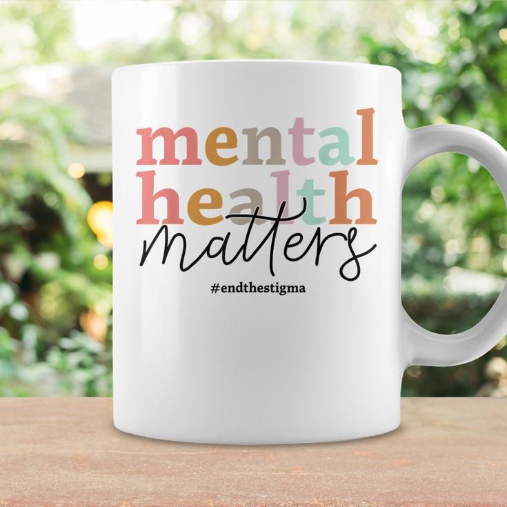 Mental Health Matters Awareness Retro Psychologist Women Coffee Mug Gifts ideas