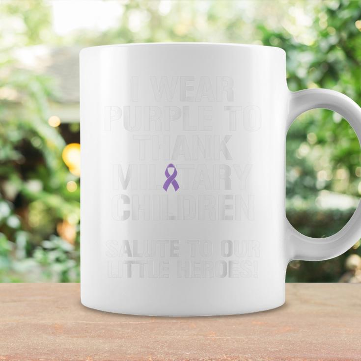 Military Child Month Purple Up Pride Brave HeroesCoffee Mug Gifts ideas